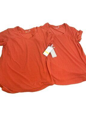 Nordstrom Zella ALL DAY Energy Performance T Shirt Set of 2 NWT Womens Size S